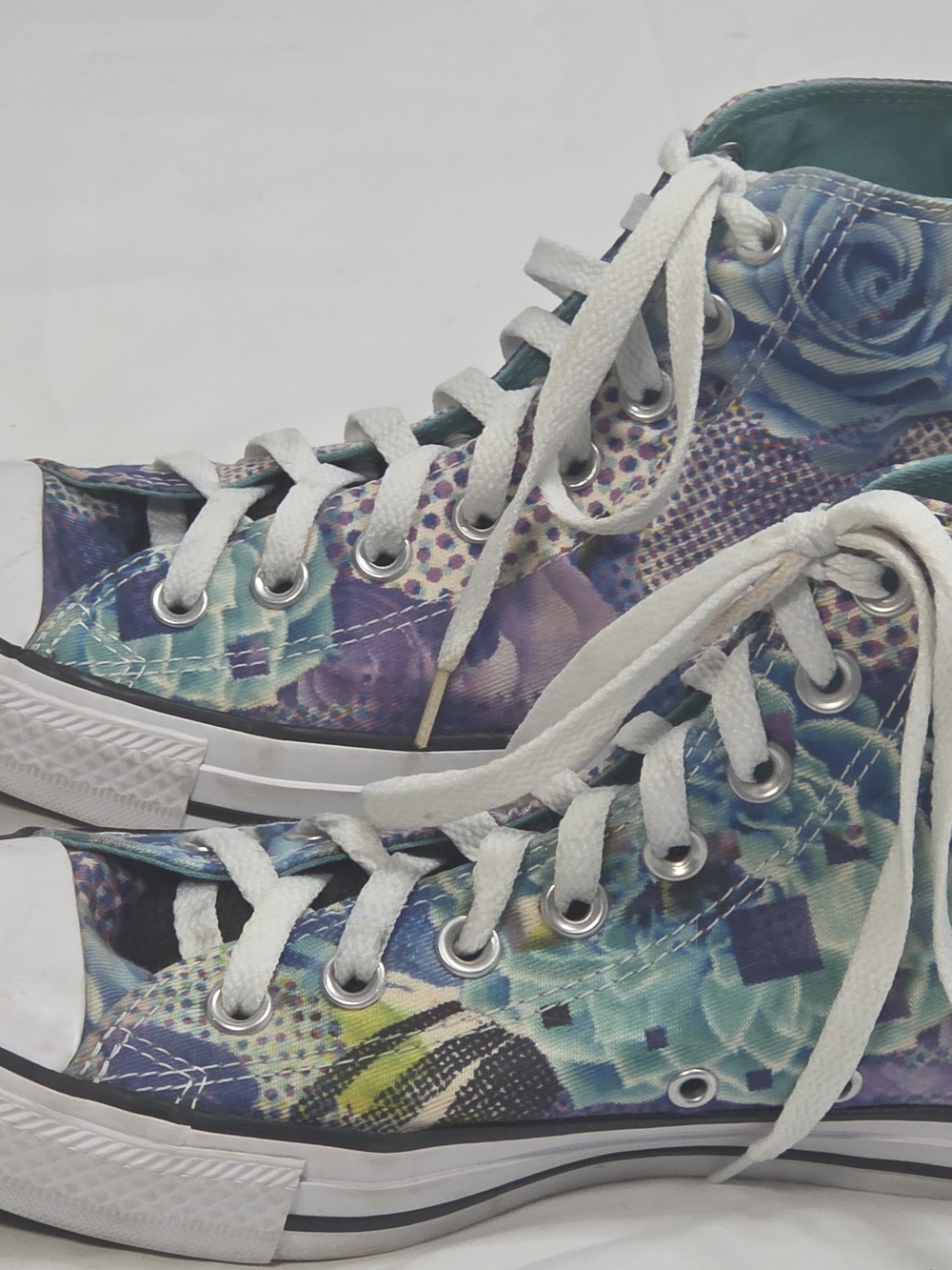 Converse Chuck Taylor All Star Floral Pop Art High Top Sneakers Size 8.5